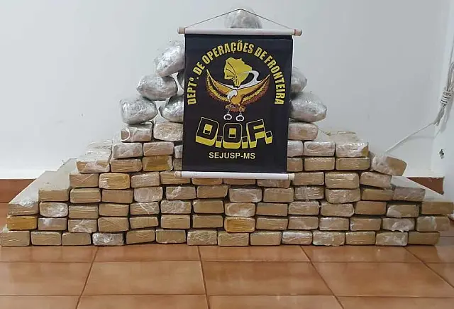 Baiano é preso após buscar mais de 100 quilos de drogas em MS