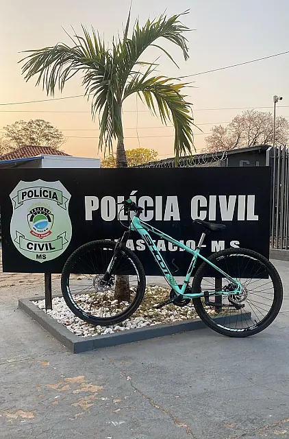 Homem é preso em Anastácio por furto de bicicleta