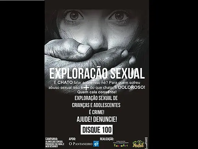 NufacMS: alunos dos cursos de Produção Cultural e Web Designer promovem campanha contra exploração sexual