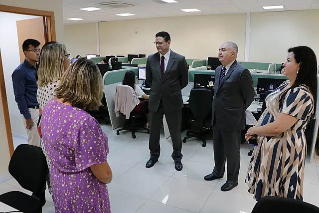 Presidente do TJMS inicia atividades de integração com visita à CPE