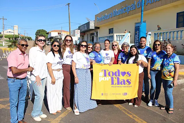 Anastácio realiza ação contra o Feminicídio