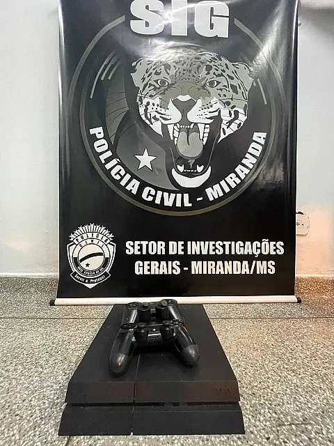 Polícia Civil de Miranda recupera objeto furtado e prende suspeito de receptação