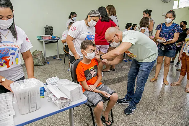 Prefeitura quer imunizar mais de 3 mil crianças contra a covid