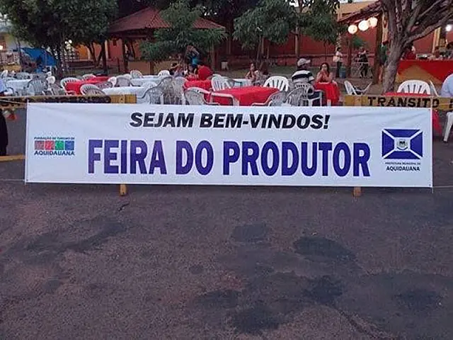 Feira do Produtor tem nova edição hoje no Centro de Aquidauana