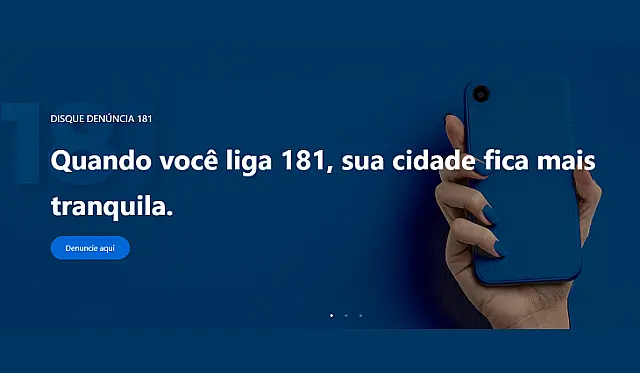 Disque 181: denúncias anônimas deixam as cidades mais seguras