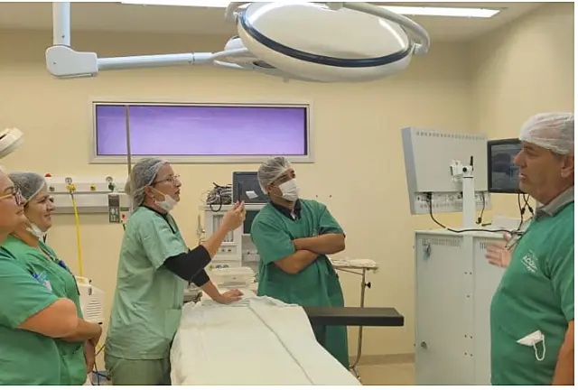 11 sistemas completos de videolaparoscopia são entregues para hospitais de MS