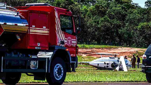 Helicóptero da Casa Militar sofre pane e faz pouso de emergência na Capital