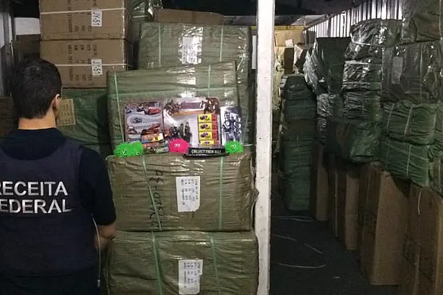 Receita registra recorde na apreensão de contrabando em 2018
