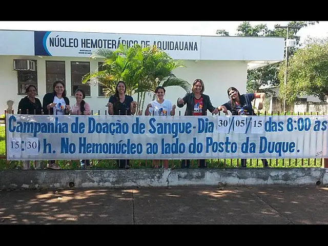 Campanha incentiva doação de sangue e medula em Aquidauana