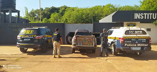 PRF apreende 1 tonelada de maconha em Jardim
