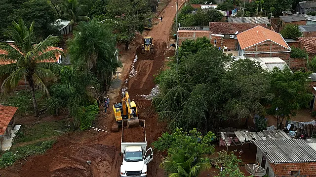 Estado conclui primeira etapa de pavimentação urbana em Miranda