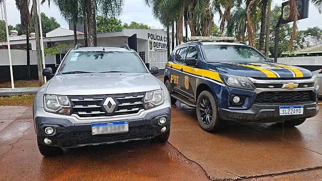 PRF recupera carro obtido por fraude bancária e prende condutor na BR-060