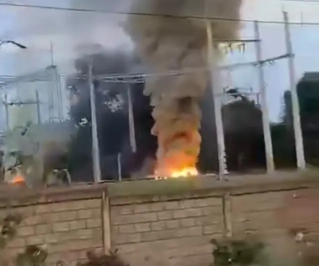 Incêndio em subestação assusta moradores e falta energia dura mais de seis horas