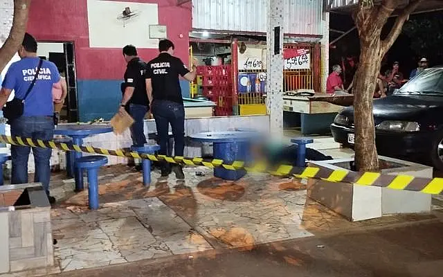 Acusado de matar amigo em janeiro é assassinado a tiros em bar de Dourados