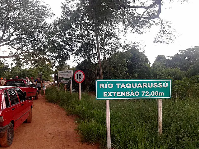 Internauta flagra Cheia no Taquaruçu