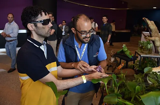 Bioparque Pantanal agora tem espaço biotátil para pessoas cegas e de baixa visão