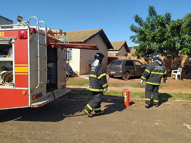 Incêndio em cilindro assusta moradores de Anastácio