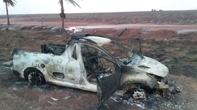 Dois morrem carbonizados na MS-145