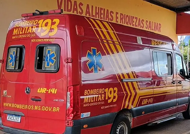 Motociclista fica ferido após queda de moto na região central de Aquidauana