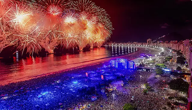 Réveillon no Rio tem mais de 5 milhões