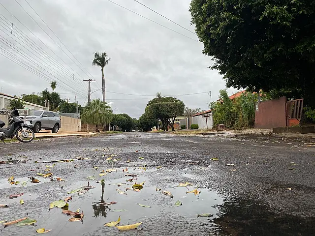 Chuva chega a Aquidauana e máxima prevista para hoje é de 31ºC