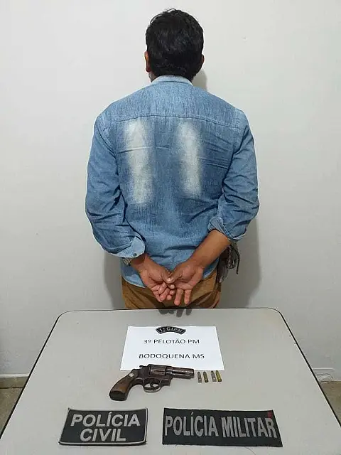 Operação conjunta da Polícia Militar e Civil prende homem armado na zona rural