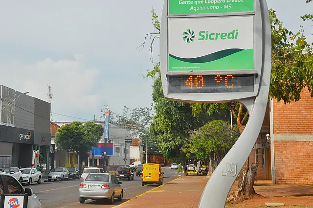 Aquidauana ficou em 6º lugar nas cidades mais quentes do país