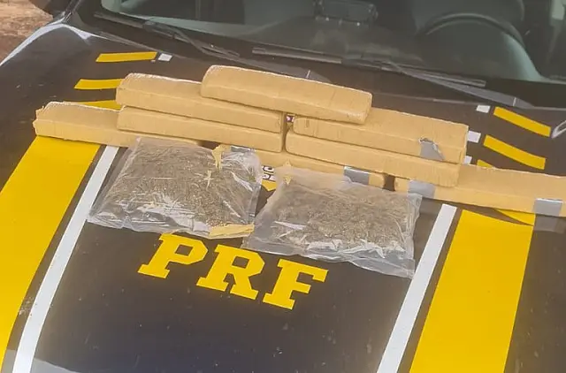 PRF apreende 7,5 kg de maconha e skunk em Dourados
