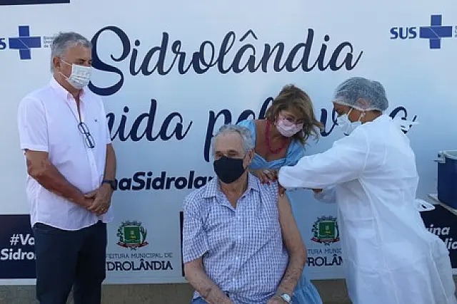 Sidrolândia inicia vacinação contra a Covid-19 para idosos acima dos 80 anos