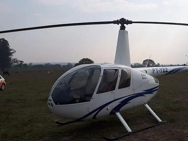 Piloto é preso ao pousar helicóptero usado pelo tráfico em fazenda