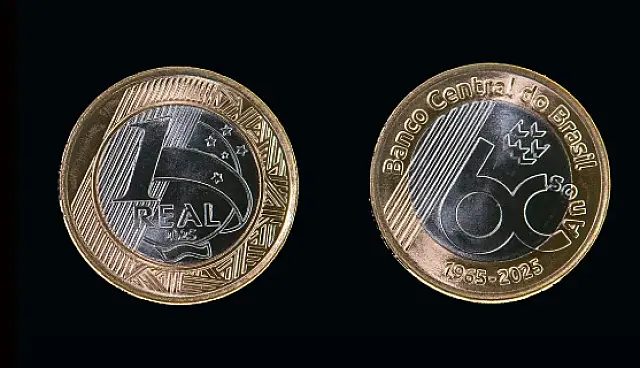 Moeda de R$ 1 comemorativa dos 60 anos do Banco Central entra em circulação