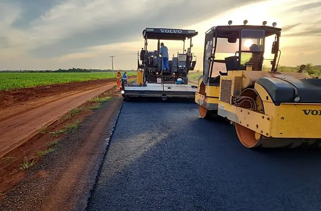 Pavimentação da rodovia MS-379 avança para levar desenvolvimento e ajudar no escoamento da produção