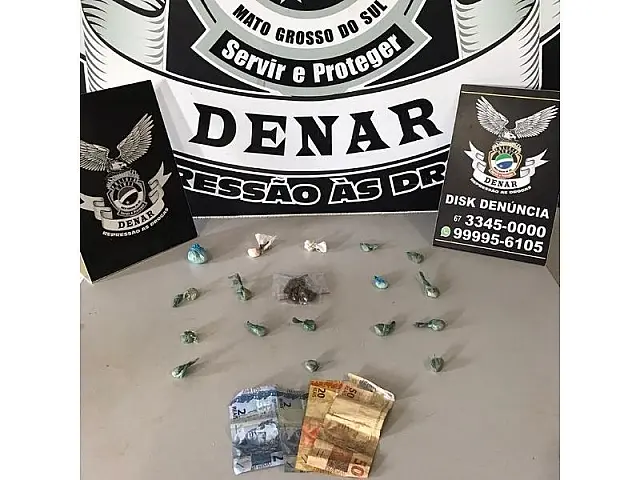 Com drogas escondidas em casa, jovem é preso por tráfico no Guanandi