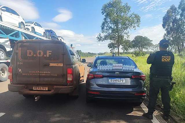 Medicamentos contrabandeados da Bolívia é apreendidos pelo DOF em Ribas do Rio Pardo