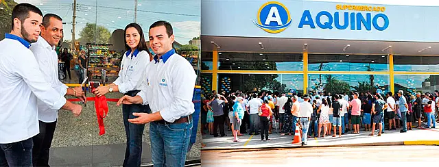 Supermercado Aquino surpreende clientes e reinauguração é um sucesso