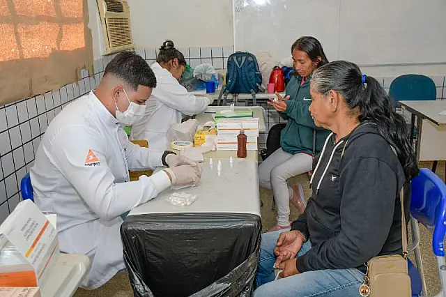 Mutirão amplia acesso a serviços de saúde na Aldeia Bananal