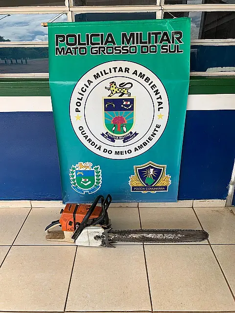 PMA de Miranda aplica multa por transporte ilegal de motosserra