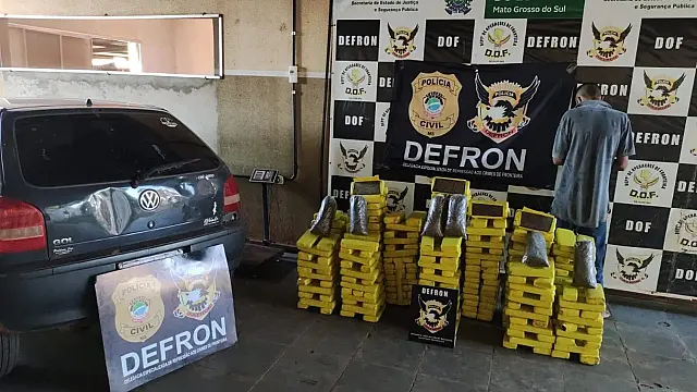 Jovem é flagrado com 300 kg de drogas em motel