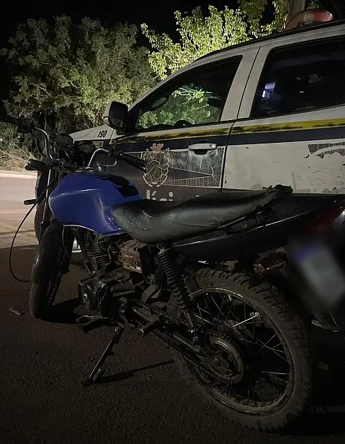 Moto furtada é recuperada após tentativa de assalto em Ladário