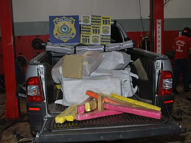 Anastácio: PRF apreende 358 quilos de maconha na BR-419