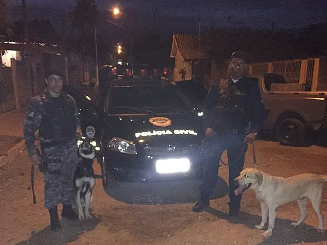Com cães farejadores, Rotai de Aquidauana ajuda em fechamento de boca de fumo