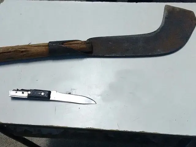 Homem agride esposa com foice e é preso em Aquidauana