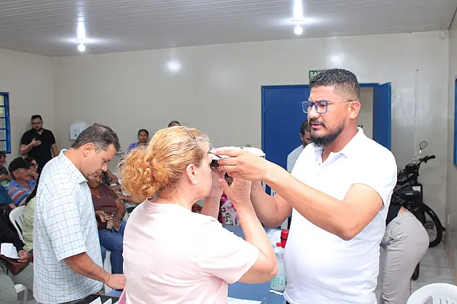 Projeto Olhar Renovado realiza medição e escolha de óculos de grau gratuitos em Anastácio