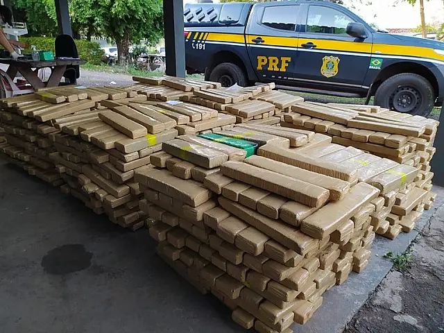 PRF apreende mais de 1,5 tonelada de maconha