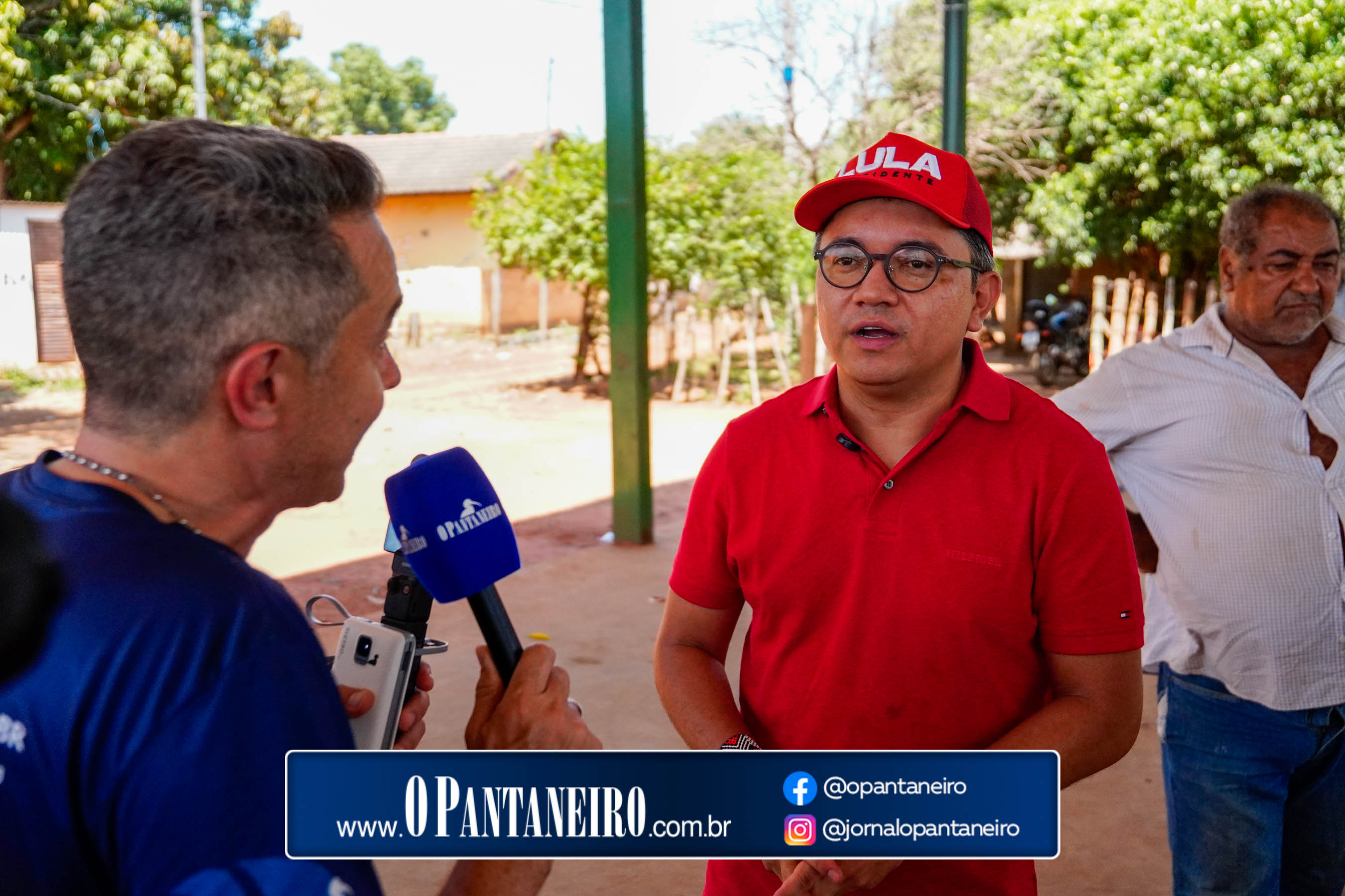 Carreata do Lula em Nioaque - Brejão e cidade O Pantaneiro