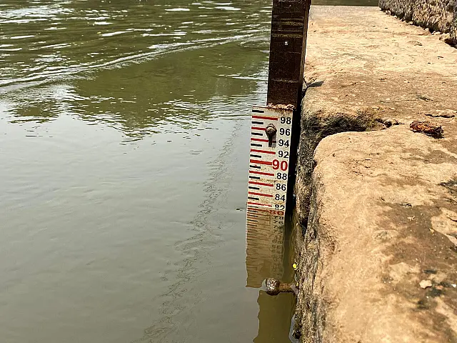 Rio Aquidauana marca 1,82 metros e registra baixa nesta segunda