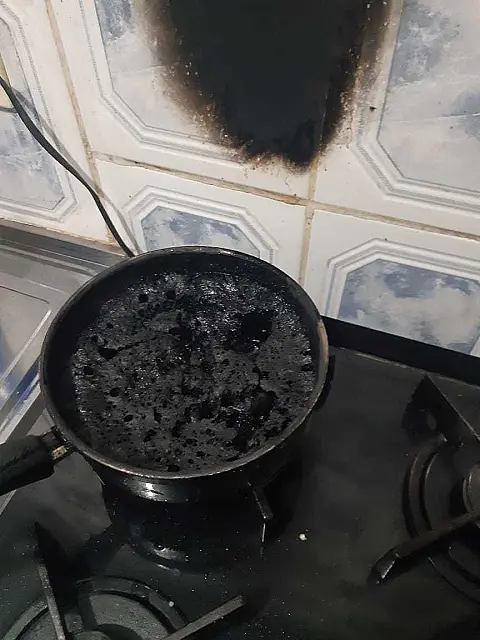 Casal esquece panela no fogo, dorme e acorda com princípio de incêndio em Corumbá