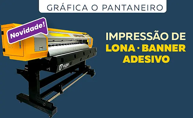 Vamos imprimir hoje? A Gráfica O Pantaneiro atende você