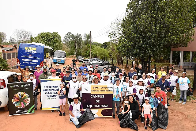 Caminhada Ecológica mobiliza Aquidauana em ação de preservação ambiental