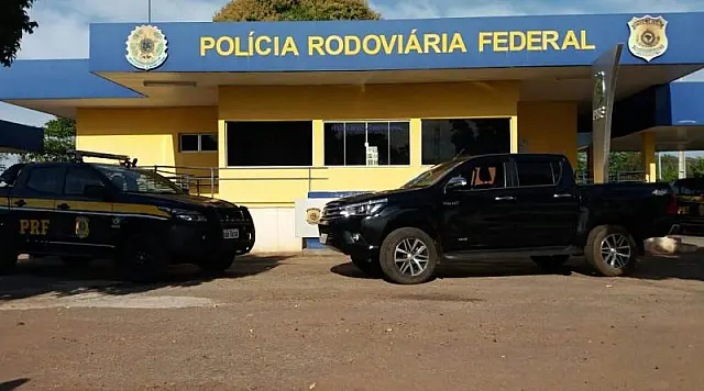 PRF recupera em Miranda caminhonete de luxo roubada no interior de SP